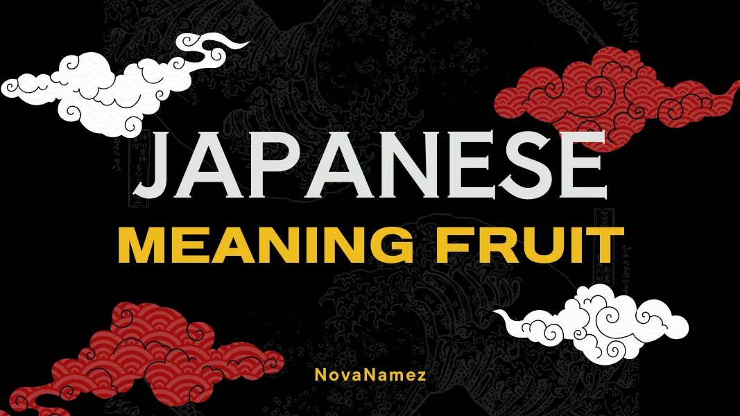 Japanese Names Meaning Fruit